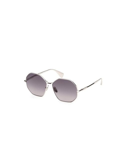 Max Mara Multicolor Miller Geometric Frame Sunglasses