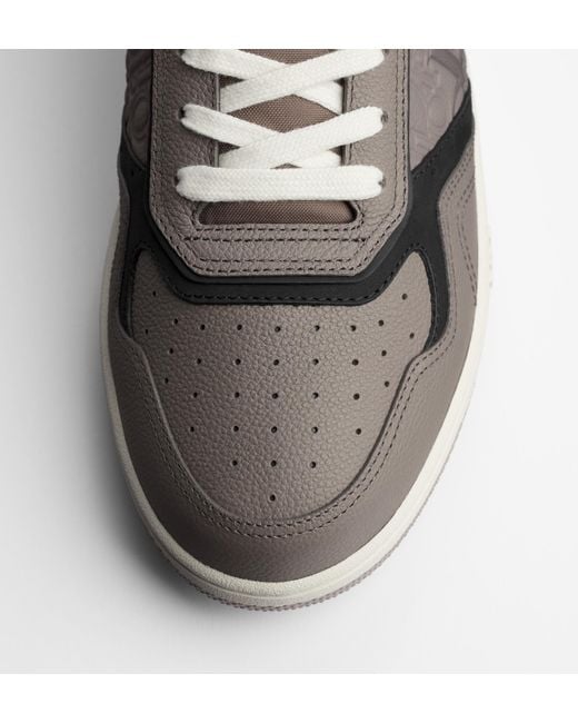 Dior Gray Homme B27 Uptown Low-Top Sneakers for men
