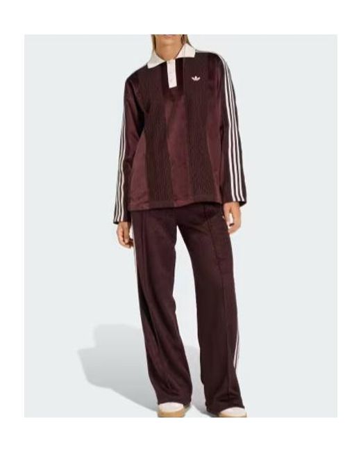 Adidas Originals Purple Winterised Longsleeve Soccer Jersey Top