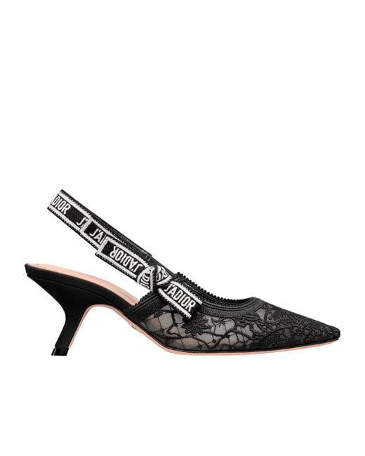 Dior Black J'A Slingback Pump