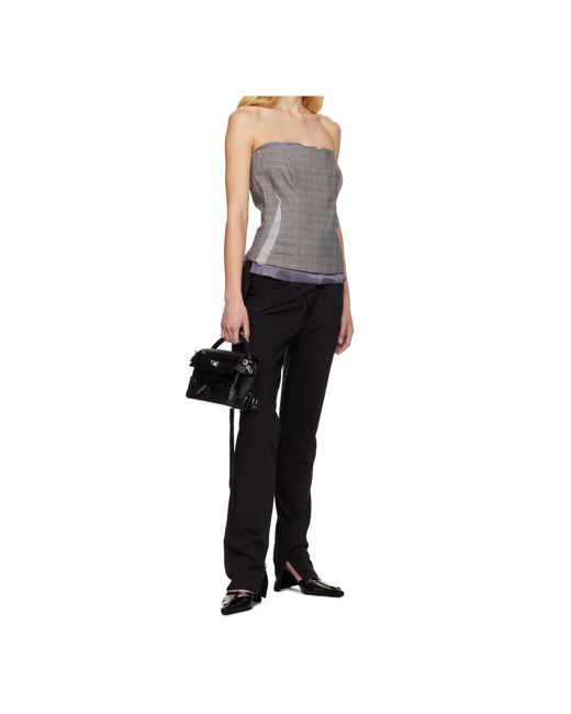 OTTOLINGER Black Casual Pants With Belt Loops