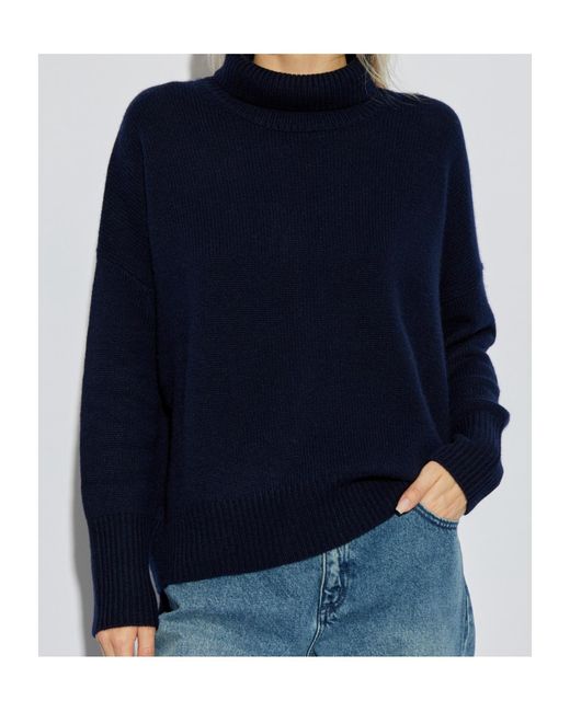 Lisa Yang Blue Long-Sleeved Sweater