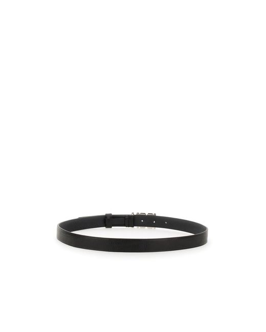 DSquared² White Icon Plaque Belt