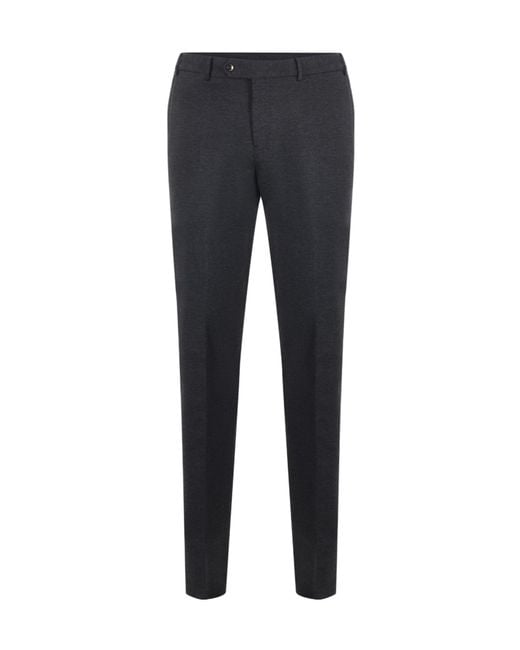 PT01 Blue Pt Torino Slim Tailored Pants for men
