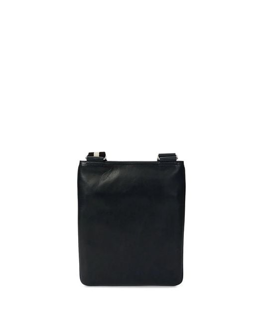 Bally Black Logo Shoulder Bag for men