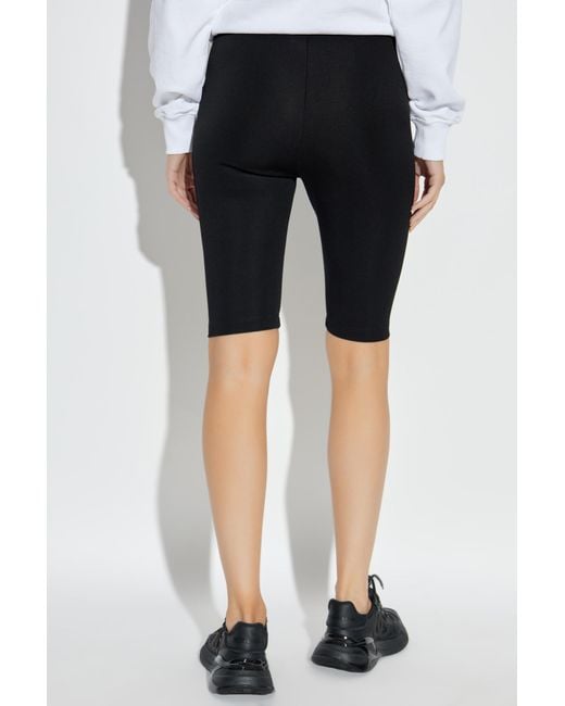 Dolce & Gabbana Black Logo Waistband Leggings