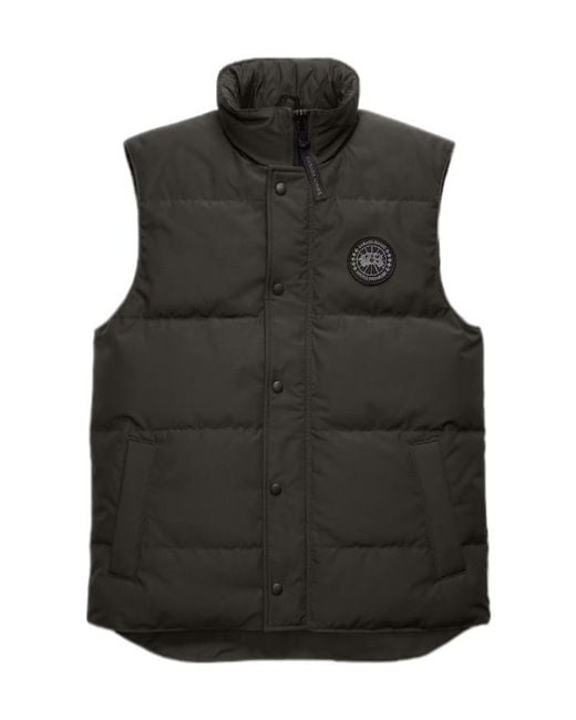 Canada Goose Black Padded Appliqué Jacket for men