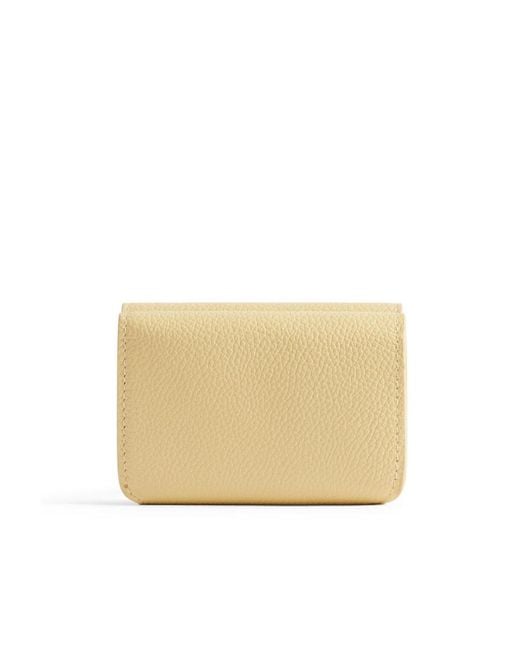 Balenciaga Natural Cash Mini Wallet