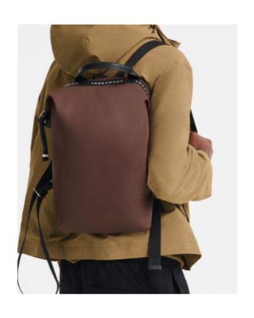 Longchamp Le Pliage Energy L Backpack in Brown for Men | Lyst UK