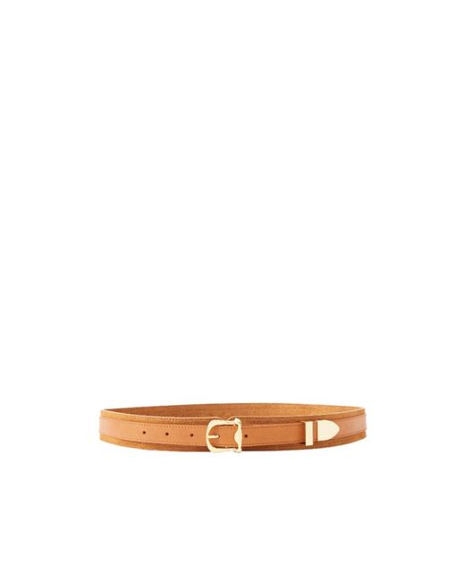 Giuliva Heritage Multicolor Suede And Leather Waist Belt