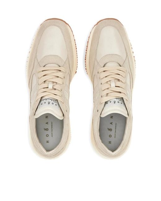 Hogan White Interactive Low-Top Sneakers