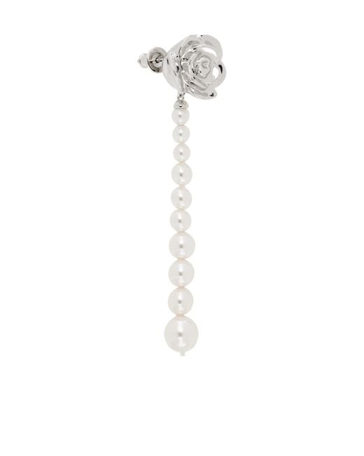 ShuShu/Tong White X Yvmin Flower Pattern Earrings