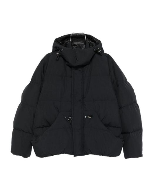 Sacai Black Long-Sleeved Down Jacket for men