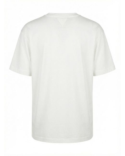 Bottega Veneta White Short Sleeved Crewneck T-Shirt for men