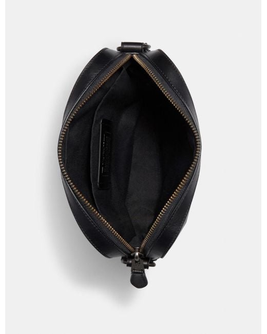 COACH Black Logo Shoulder Bag for men