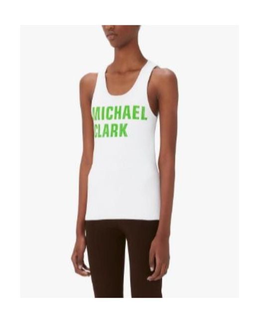 J.W. Anderson White Michael Clark Tank Top