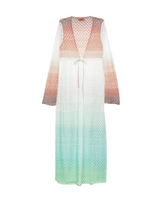 Missoni White Open-Knit Cover-Up