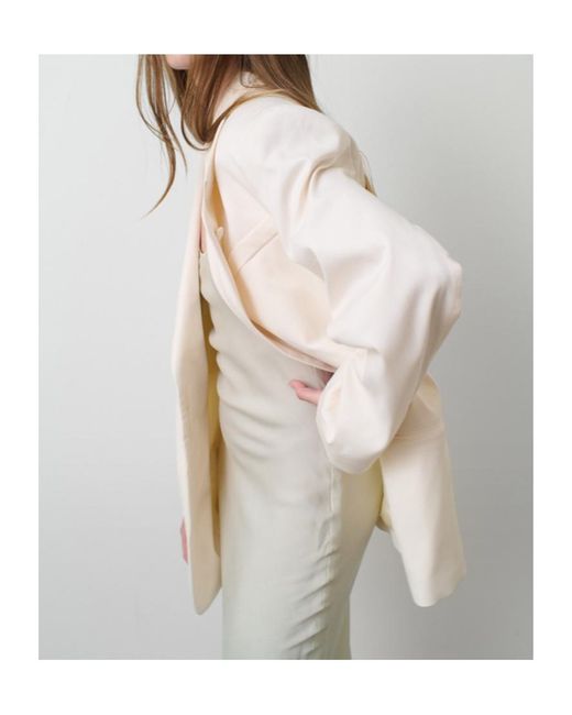 REMAIN Birger Natural Notched-Lapel Blazer