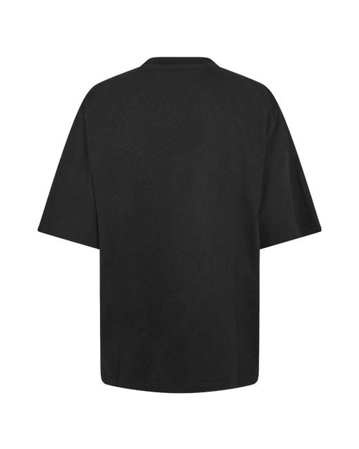 Palm Angels Black Crew-Neck Short-Sleeve T-Shirt for men