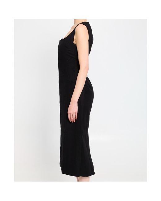 Jacquemus Black 'The Tablier' Midi Dress
