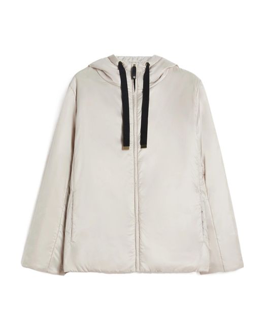 Max Mara White The Cube Greenh Padded Travel Jacket