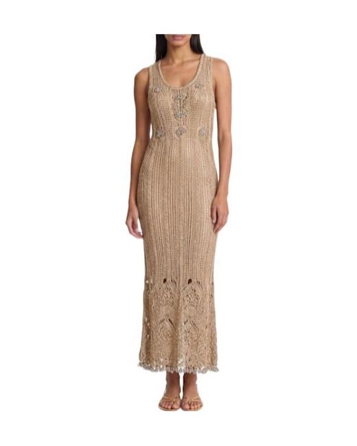 Rabanne Natural Thinstrap Dress