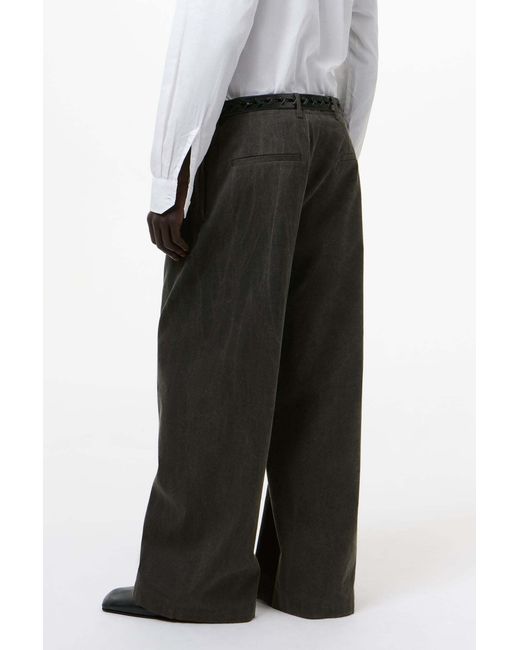 Our Legacy Green Bridge Relaxed Pleated Pants for men