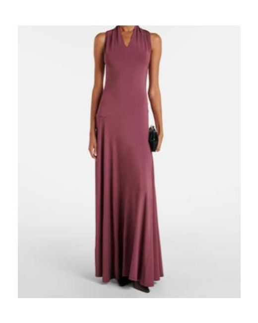 TOVE Purple Vina Crêpe Maxi Dress
