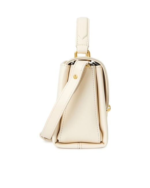 Mulberry Natural Small Lana Foldover-Top Tote Bag