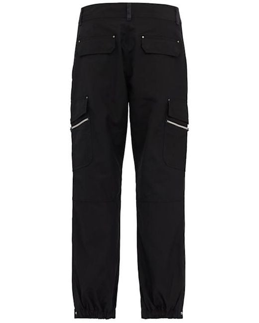 Moose Knuckles Black Brady Slicky Cargo Pants for men