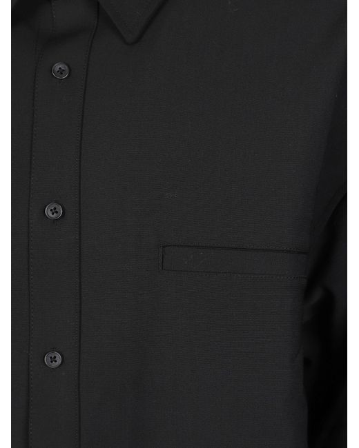 Entire studios Black Pocket Shirt for men