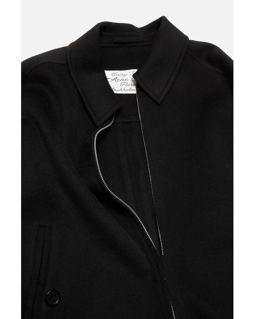 Acne Black Zip-Up Long Sleeved Jacket for men