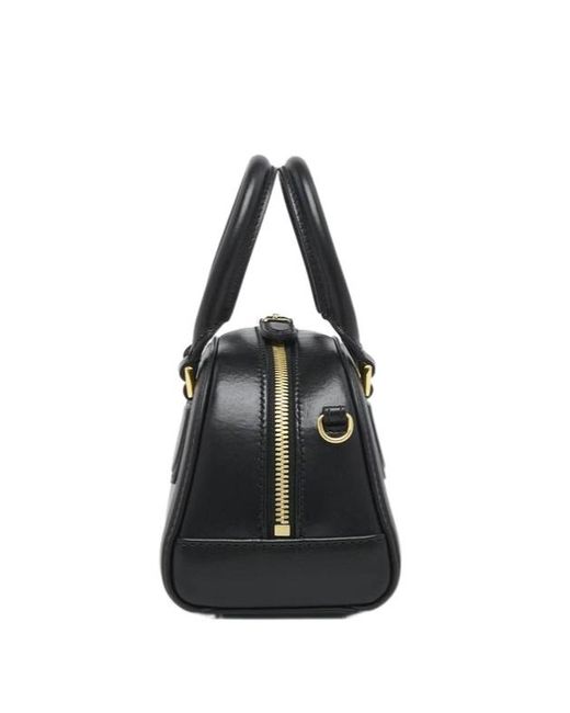 Alexander McQueen Black Mini Birdee Boston Tote Bag