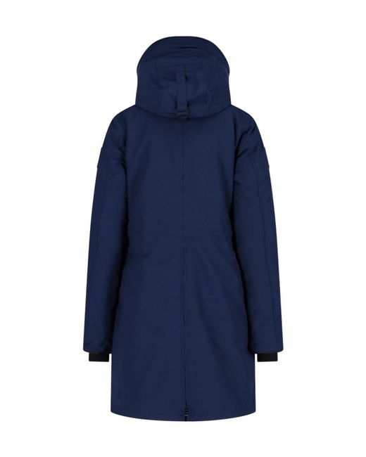 Canada Goose Blue Logo Down Jacket