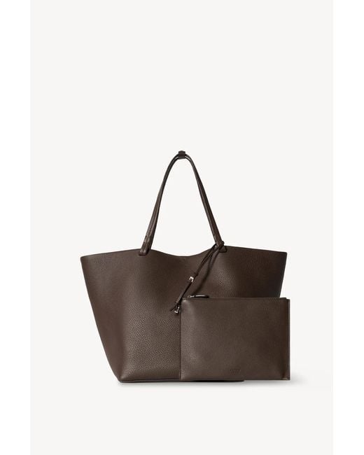 The Row Brown Park Tote Three Bag