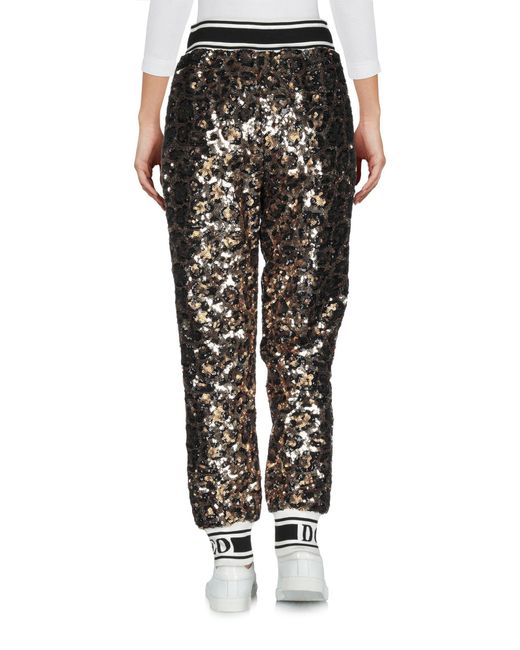 Dolce & Gabbana Black Two-Tone Knit Pants