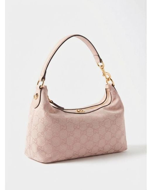 Gucci Pink Monogram Shoulder Bag