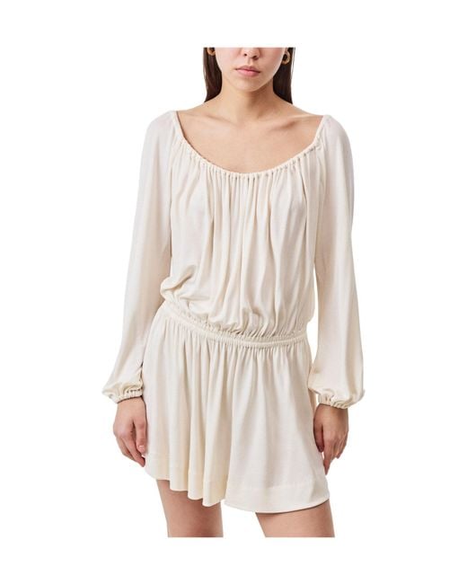 Saint Laurent White Fashionable Dress