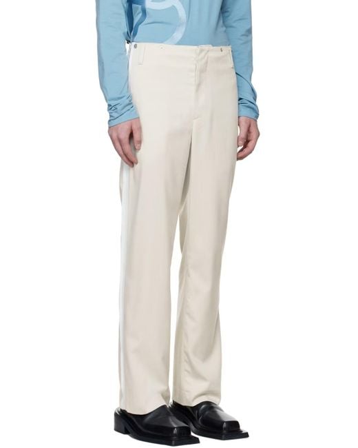 OPEN YY Blue Side Taped Pants for men