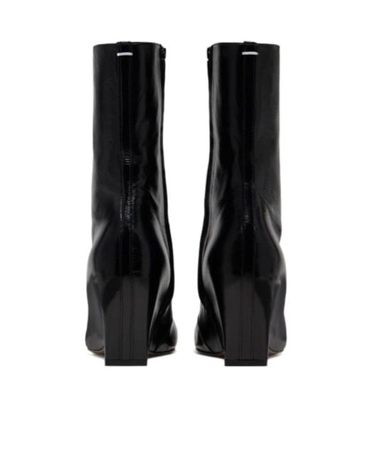Maison Margiela Black Heel-Less Ankle Boot