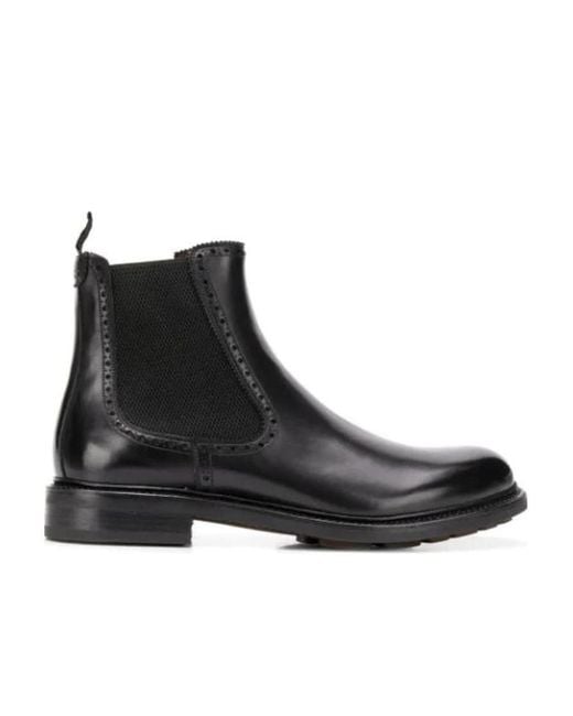 Ferragamo Black Cecil's Boots for men