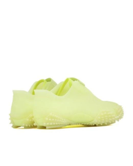 PUMA Yellow Round-Toe Sneakers