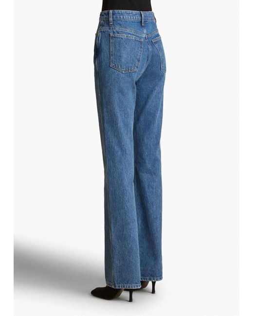 Khaite Blue Danielle Stretch Jean