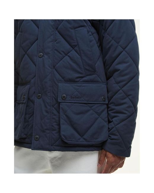 Barbour Blue Quilted Casual Jacket for men