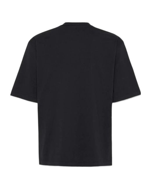 DSquared² Black Sponge-Patch T-Shirt for men