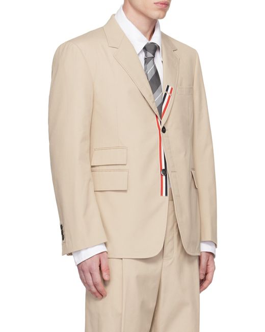 Thom Browne Brown Single-Breasted Tailored Blazer for men