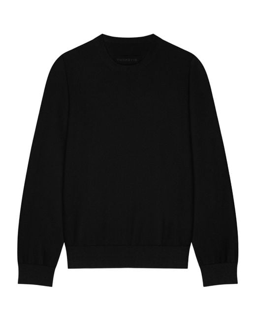 Givenchy Black Crewneck Knitted Jumper for men
