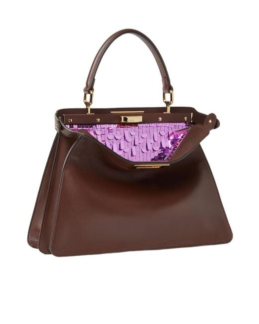 Fendi Multicolor Peekaboo Iseeu Medium Tote Bag