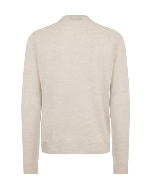 Vivienne Westwood White Crew Neck Jumper for men