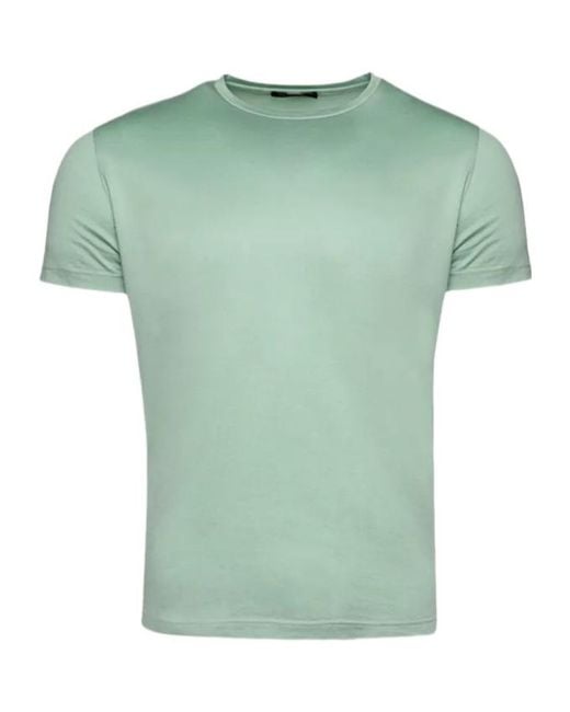 Loro Piana Green Jersey T-Shirt for men